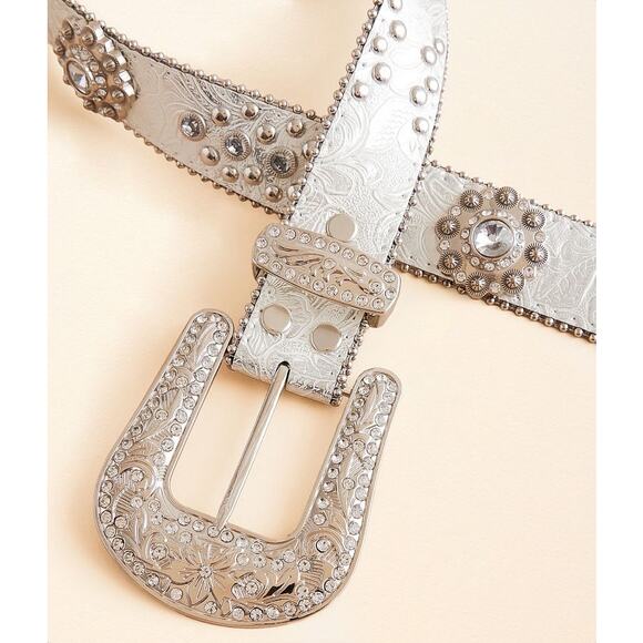 Blazin Roxx Belt Women Sz XL Western Rodeo Rhinestone Bling - Picture 1 of 3
